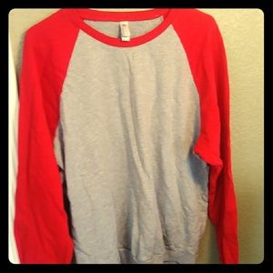 American Apparel Baseball style sweater